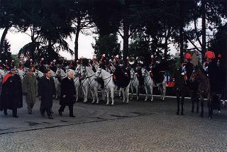 Roma: intervento del Presidente della Repubblica all'inaugurazione dell'anno accademico 1997-1998 della Scuola sottufficiali Carabinieri