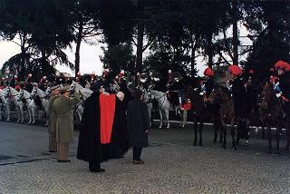 Roma: intervento del Presidente della Repubblica all'inaugurazione dell'anno accademico 1997-1998 della Scuola sottufficiali Carabinieri