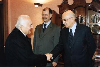 Roma: intervento del Presidente della Repubblica all'inaugurazione dell'anno accademico 1997-1998 della Scuola sottufficiali Carabinieri