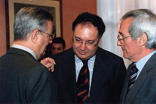 Roma: intervento del Presidente della Repubblica all'inaugurazione dell'anno accademico 1997-1998 della Scuola sottufficiali Carabinieri