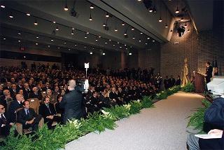 Roma: intervento del Presidente della Repubblica all'inaugurazione dell'anno accademico 1997-1998 della Scuola sottufficiali Carabinieri