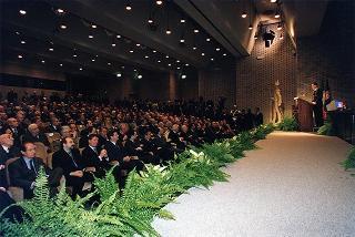 Roma: intervento del Presidente della Repubblica all'inaugurazione dell'anno accademico 1997-1998 della Scuola sottufficiali Carabinieri