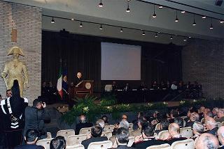 Roma: intervento del Presidente della Repubblica all'inaugurazione dell'anno accademico 1997-1998 della Scuola sottufficiali Carabinieri