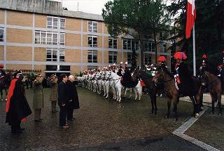 Roma: intervento del Presidente della Repubblica all'inaugurazione dell'anno accademico 1997-1998 della Scuola sottufficiali Carabinieri