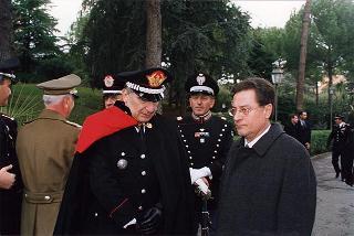 Roma: intervento del Presidente della Repubblica all'inaugurazione dell'anno accademico 1997-1998 della Scuola sottufficiali Carabinieri