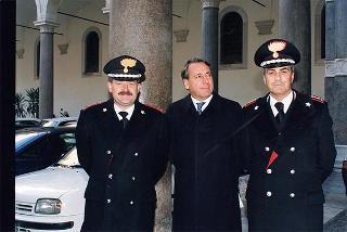 Roma: intervento del Presidente della Repubblica all'inaugurazione dell'anno accademico 1997-1998 della Scuola sottufficiali Carabinieri