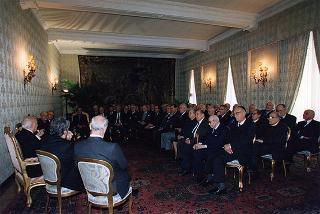 On. Luigi Arisio, presidente della Federazione dei Maestri del lavoro d'Italia, con il Consiglio nazionale