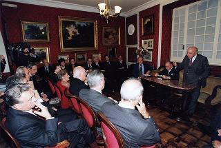 Roma, Caffè Greco: intervento del Presidente della Repubblica al Convegno promosso dal "Gruppo dei Romanisti"