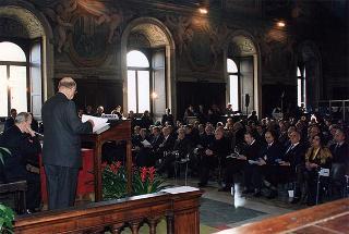 Roma, Palazzo della Cancelleria: intervento del Presidente della Repubblica al Seminario internazionale "Ripensiamo l'Europa: dal primo dopoguerra al rilancio dell'unione politica"