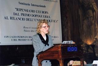 Roma, Palazzo della Cancelleria: intervento del Presidente della Repubblica al Seminario internazionale "Ripensiamo l'Europa: dal primo dopoguerra al rilancio dell'unione politica"
