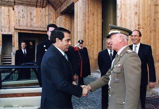 Incontro e colazione con il Presidente della Repubblica Tunisina Zine El Abidine Ben Ali