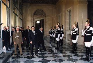 Incontro e colazione con il Presidente della Repubblica Tunisina Zine El Abidine Ben Ali