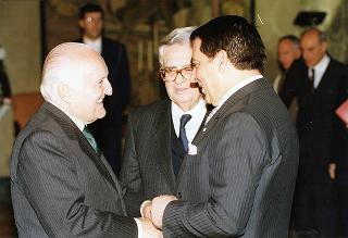 Incontro e colazione con il Presidente della Repubblica Tunisina Zine El Abidine Ben Ali