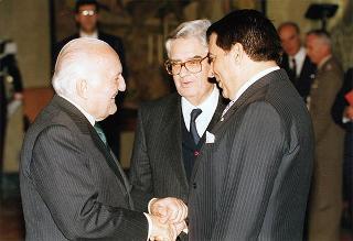 Incontro e colazione con il Presidente della Repubblica Tunisina Zine El Abidine Ben Ali