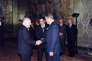 Incontro e colazione con il Presidente della Repubblica Tunisina Zine El Abidine Ben Ali