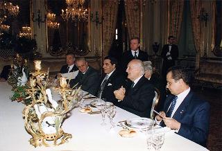 Incontro e colazione con il Presidente della Repubblica Tunisina Zine El Abidine Ben Ali