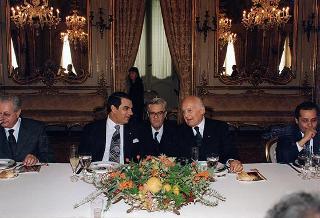 Incontro e colazione con il Presidente della Repubblica Tunisina Zine El Abidine Ben Ali