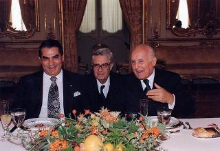 Incontro e colazione con il Presidente della Repubblica Tunisina Zine El Abidine Ben Ali
