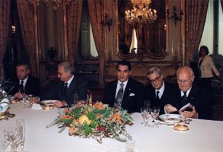 Incontro e colazione con il Presidente della Repubblica Tunisina Zine El Abidine Ben Ali