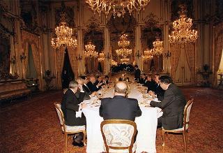 Incontro e colazione con il Presidente della Repubblica Tunisina Zine El Abidine Ben Ali
