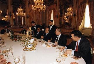 Incontro e colazione con il Presidente della Repubblica Tunisina Zine El Abidine Ben Ali