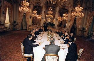 Incontro e colazione con il Presidente della Repubblica Tunisina Zine El Abidine Ben Ali