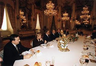 Incontro e colazione con il Presidente della Repubblica Tunisina Zine El Abidine Ben Ali