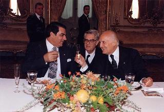 Incontro e colazione con il Presidente della Repubblica Tunisina Zine El Abidine Ben Ali