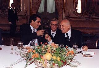 Incontro e colazione con il Presidente della Repubblica Tunisina Zine El Abidine Ben Ali