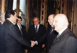 Incontro e colazione con il Presidente della Repubblica Tunisina Zine El Abidine Ben Ali