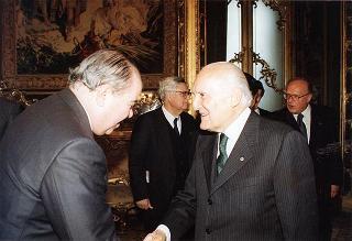 Incontro e colazione con il Presidente della Repubblica Tunisina Zine El Abidine Ben Ali