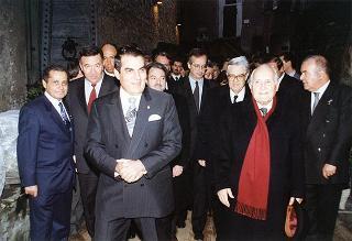 Roma, Castel Sant'Angelo: intervento del Presidente della Repubblica, con il Presidente tunisino, all'inaugurazione della Mostra "Splendori e tradizioni della Tunisia a Roma"