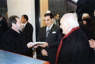 Roma, Castel Sant'Angelo: intervento del Presidente della Repubblica, con il Presidente tunisino, all'inaugurazione della Mostra "Splendori e tradizioni della Tunisia a Roma"