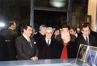 Roma, Castel Sant'Angelo: intervento del Presidente della Repubblica, con il Presidente tunisino, all'inaugurazione della Mostra "Splendori e tradizioni della Tunisia a Roma"