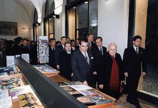 Roma, Castel Sant'Angelo: intervento del Presidente della Repubblica, con il Presidente tunisino, all'inaugurazione della Mostra "Splendori e tradizioni della Tunisia a Roma"