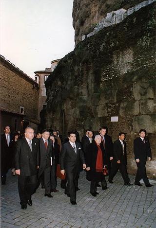 Roma, Castel Sant'Angelo: intervento del Presidente della Repubblica, con il Presidente tunisino, all'inaugurazione della Mostra "Splendori e tradizioni della Tunisia a Roma"