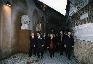 Roma, Castel Sant'Angelo: intervento del Presidente della Repubblica, con il Presidente tunisino, all'inaugurazione della Mostra "Splendori e tradizioni della Tunisia a Roma"
