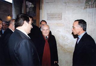 Roma, Castel Sant'Angelo: intervento del Presidente della Repubblica, con il Presidente tunisino, all'inaugurazione della Mostra "Splendori e tradizioni della Tunisia a Roma"