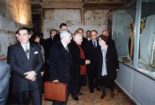 Roma, Castel Sant'Angelo: intervento del Presidente della Repubblica, con il Presidente tunisino, all'inaugurazione della Mostra "Splendori e tradizioni della Tunisia a Roma"