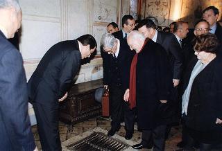 Roma, Castel Sant'Angelo: intervento del Presidente della Repubblica, con il Presidente tunisino, all'inaugurazione della Mostra "Splendori e tradizioni della Tunisia a Roma"