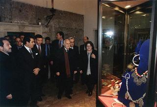 Roma, Castel Sant'Angelo: intervento del Presidente della Repubblica, con il Presidente tunisino, all'inaugurazione della Mostra "Splendori e tradizioni della Tunisia a Roma"