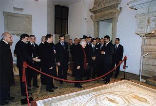 Roma, Castel Sant'Angelo: intervento del Presidente della Repubblica, con il Presidente tunisino, all'inaugurazione della Mostra "Splendori e tradizioni della Tunisia a Roma"