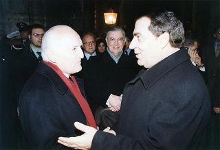 Roma, Castel Sant'Angelo: intervento del Presidente della Repubblica, con il Presidente tunisino, all'inaugurazione della Mostra "Splendori e tradizioni della Tunisia a Roma"