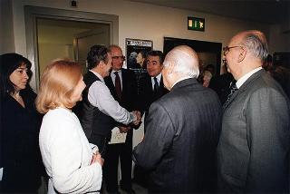 Roma, Teatro Eliseo: intervento del Presidente della Repubblica alla rappresentazione del dramma Morte di un commesso viaggiatore di Arthur Miller