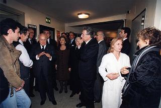 Roma, Teatro Eliseo: intervento del Presidente della Repubblica alla rappresentazione del dramma Morte di un commesso viaggiatore di Arthur Miller