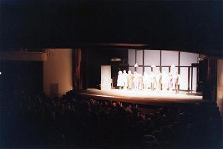 Roma, Teatro Eliseo: intervento del Presidente della Repubblica alla rappresentazione del dramma Morte di un commesso viaggiatore di Arthur Miller