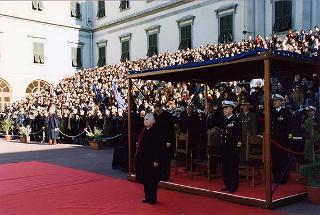 Accademia Navale di Livorno: intervento del Presidente della Repubblica alla cerimonia di giuramento degli allievi sottufficiali
