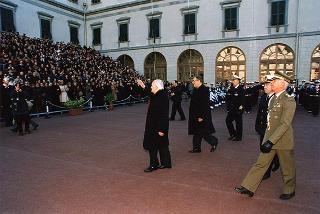 Accademia Navale di Livorno: intervento del Presidente della Repubblica alla cerimonia di giuramento degli allievi sottufficiali
