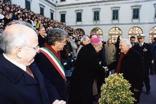 Accademia Navale di Livorno: intervento del Presidente della Repubblica alla cerimonia di giuramento degli allievi sottufficiali