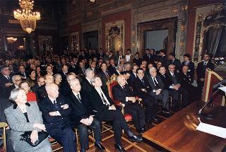 Roma, Palazzo Giustiniani: intervento del Presidente della Repubblica all'incontro con i Costituenti, in occasione delle celebrazioni del 50° anniversario della Costituzione